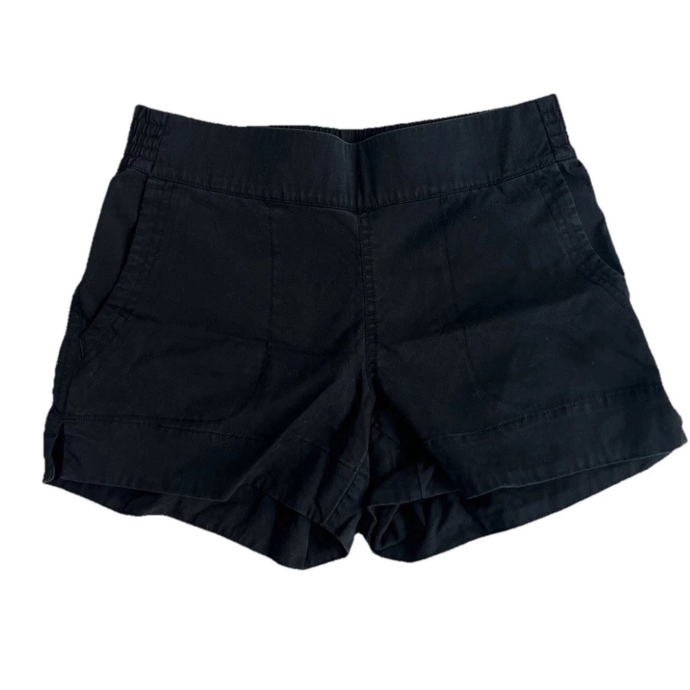 You By Skechers Mid Rise Women’s Shorts Small Black Classic Modern Elastic Waist